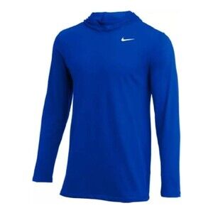 Nike‎ Men's Dry-Fit Long Sleeve Hoodie  / Royal Blue/ Size Small
